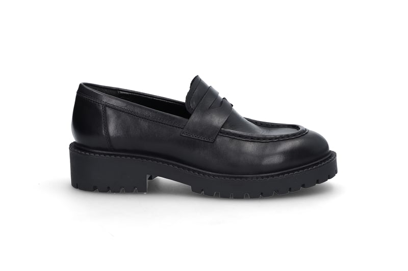 Sorte skinn loafers UNIFIED Sorte skinn loafers UNIFIED