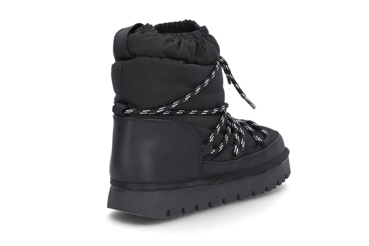 Varmfòrede snøreboots BLACK Varmfòrede snøreboots BLACK