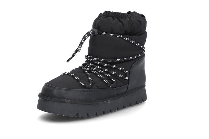 Varmfòrede snøreboots BLACK Varmfòrede snøreboots BLACK