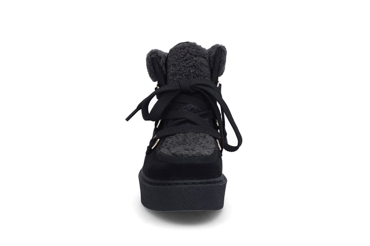 Varm snøreboots BLACK Varm snøreboots BLACK