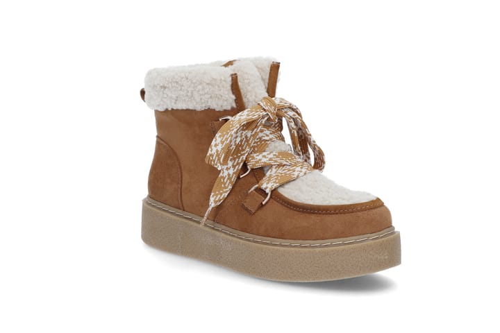 Varm snøreboots BLACK Varm snøreboots BLACK