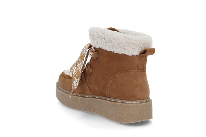 Varm snøreboots BLACK Varm snøreboots BLACK